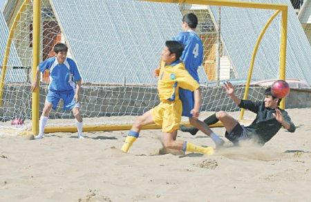 Пляжный футбол, или beachsoccer
