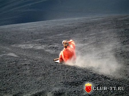 Volcano boarding - новый экстрим