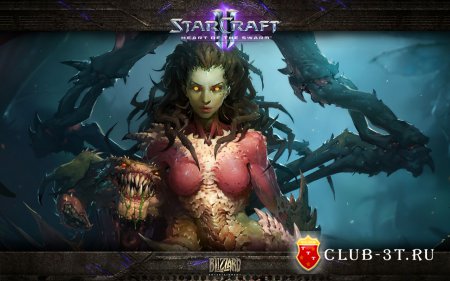 скриншот из игры StarCraft 2 Heart of the Swarm